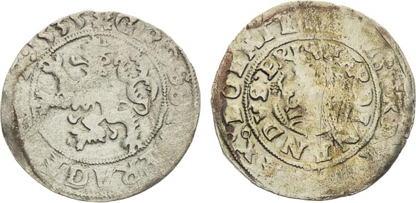 Prague Groschen 1535, 1540 (2 pcs) - back