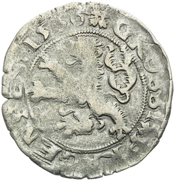 Prague Groschen 1536 - back