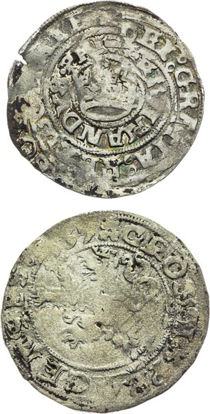 Prague Groschen 1537, 1541 (2 pcs) - back