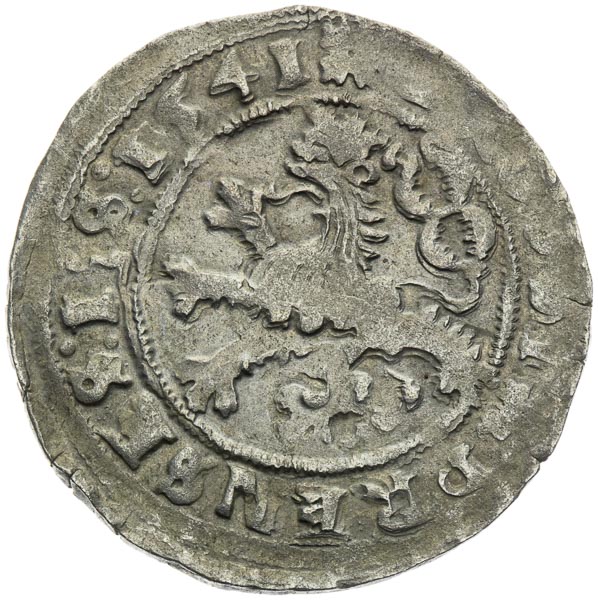 Prague Groschen 1541 - back