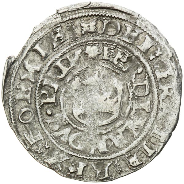 Prague Groschen 1547 - front