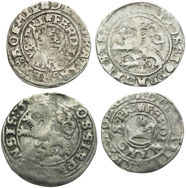 Prague Groschen (4 pcs) - front