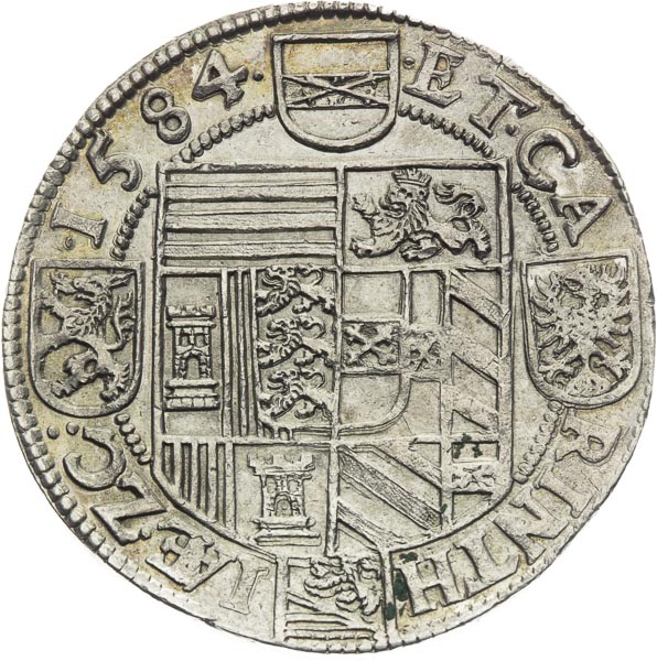 Thaler 1584 - back