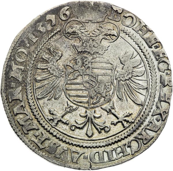1/2 Thaler 1576 - back
