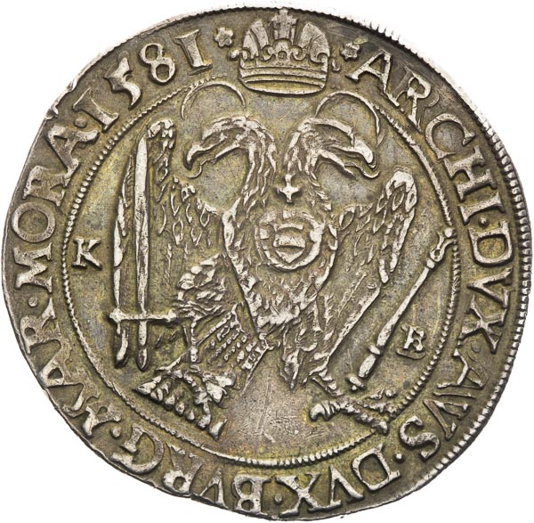 Thaler 1581 - back