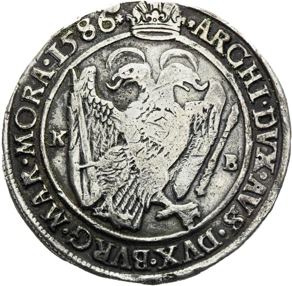 Thaler 1586 - back