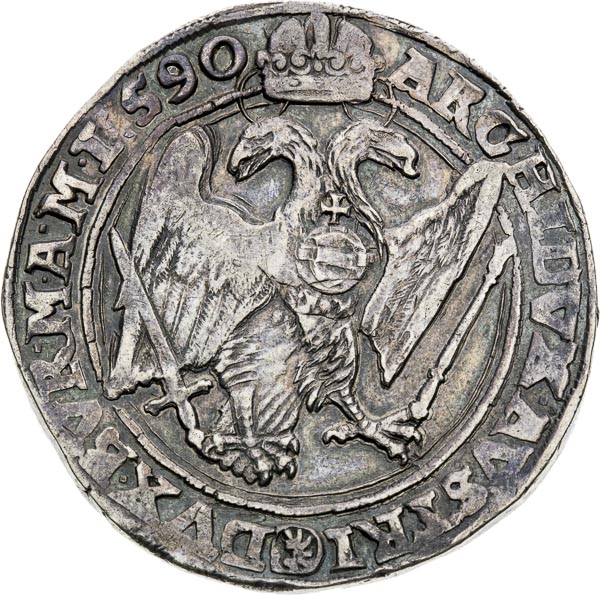 Thaler 1590 - back