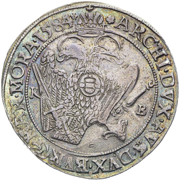 1/2 Thaler 1584 - back
