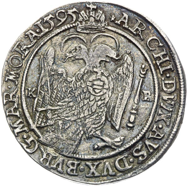 1/2 Thaler 1595 - back