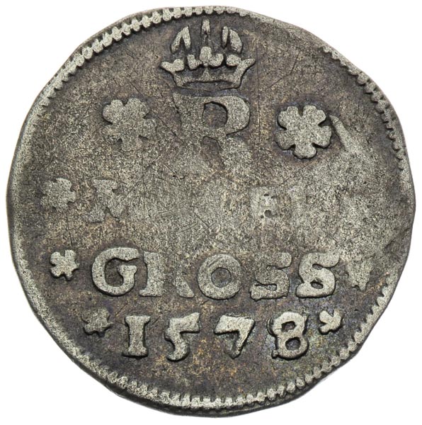 Kleingroschen 1578 - back