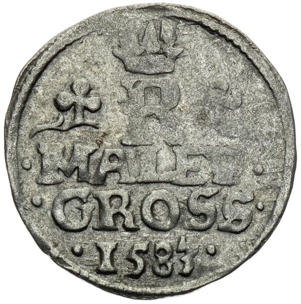 Kleingroschen 1583 - back