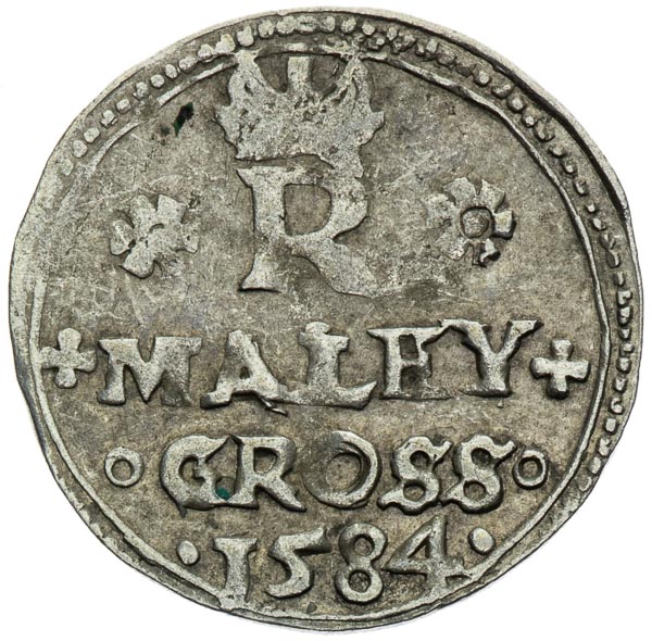 Kleingroschen 1584 - back