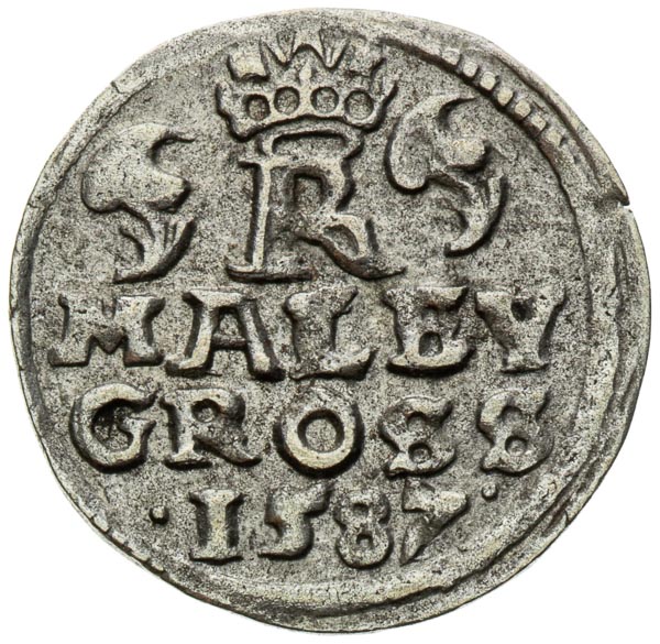 Kleingroschen 1587 - back