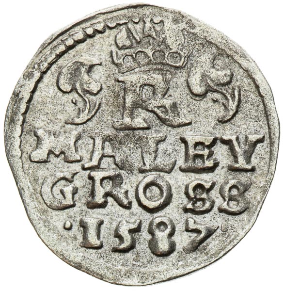 Kleingroschen 1587 - back