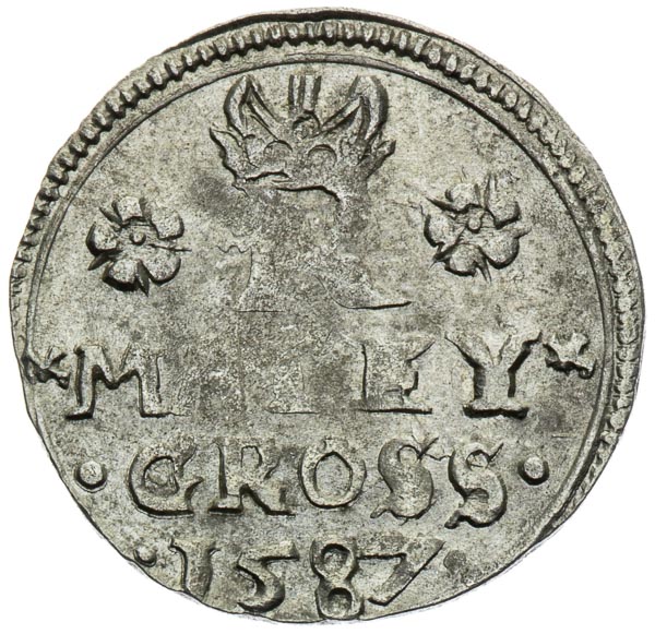 Kleingroschen 1587 - back