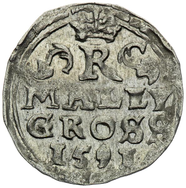 Kleingroschen 1591 - back