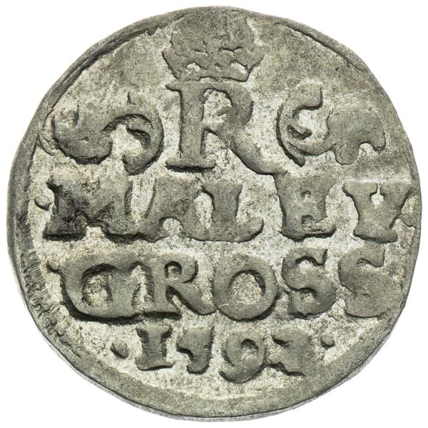 Kleingroschen 1592 - back