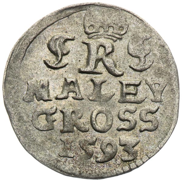 Kleingroschen 1593 - back