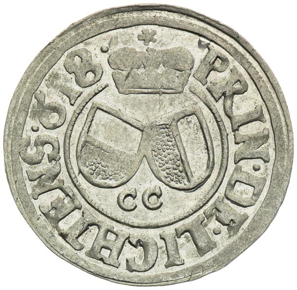 3 Kreutzer 1618 - back