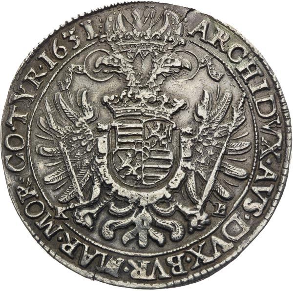 Thaler 1631 - back