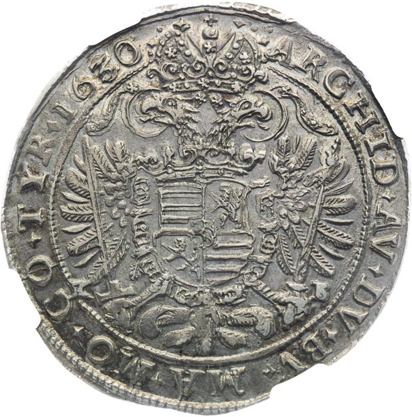 1/2 Thaler 1630 - back