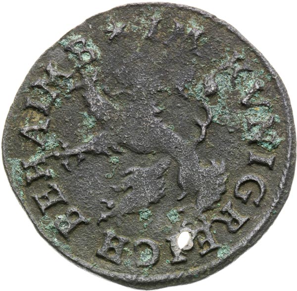 Raitpfennig 1624 - back