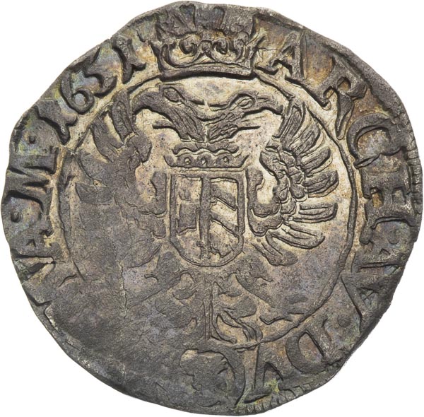 3 Kreutzer 1631 - back