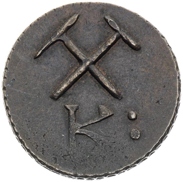 Důlní známka - revers