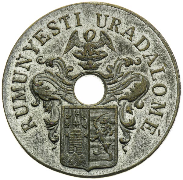 Důlní známka (hodnota 1) - avers