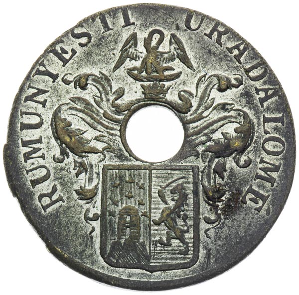 Mining token (value 1/2) - front