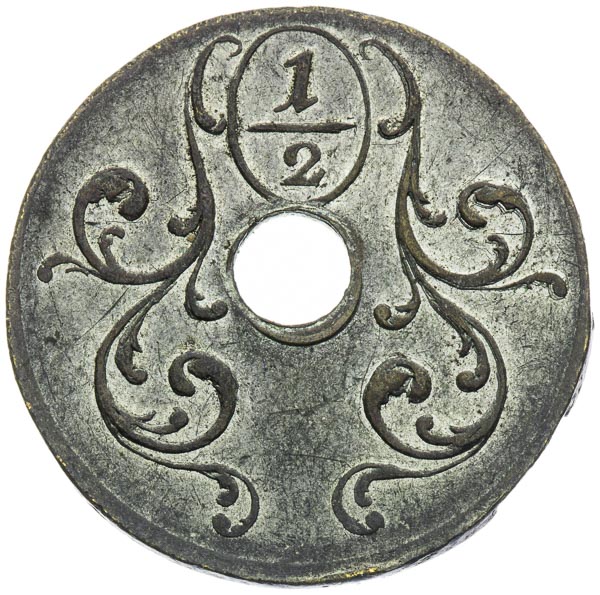 Mining token (value 1/2) - back