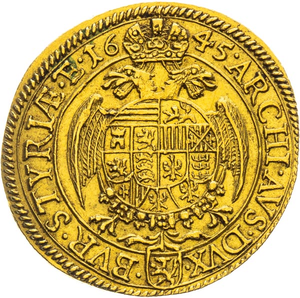 Ducat 1645 - back