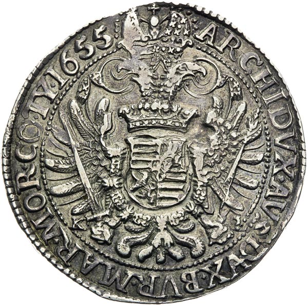 Thaler 1655 - back