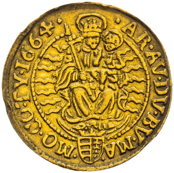 Ducat 1664 - back