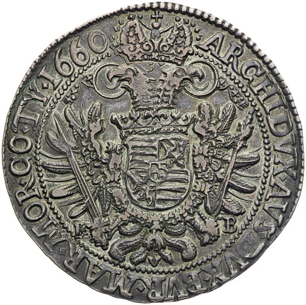 Thaler 1660 - back