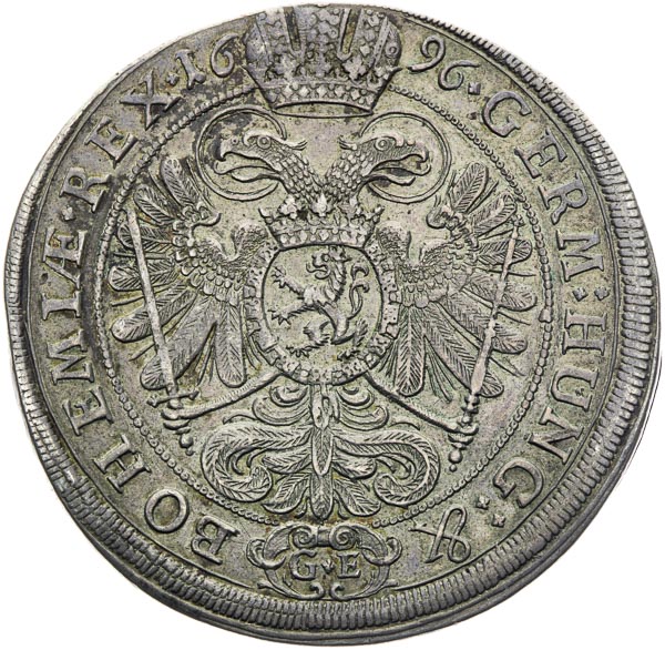 Thaler 1696 - back