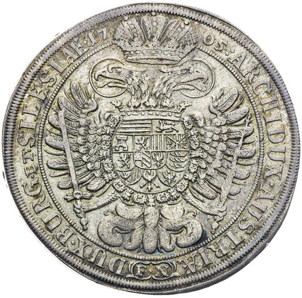 Thaler 1705 - back
