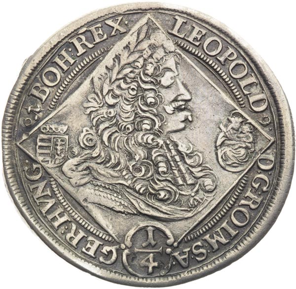 1/4 Thaler 1695 - front