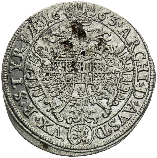 XV Kreutzer 1663 - back