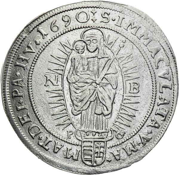 XV Kreutzer 1690 - back