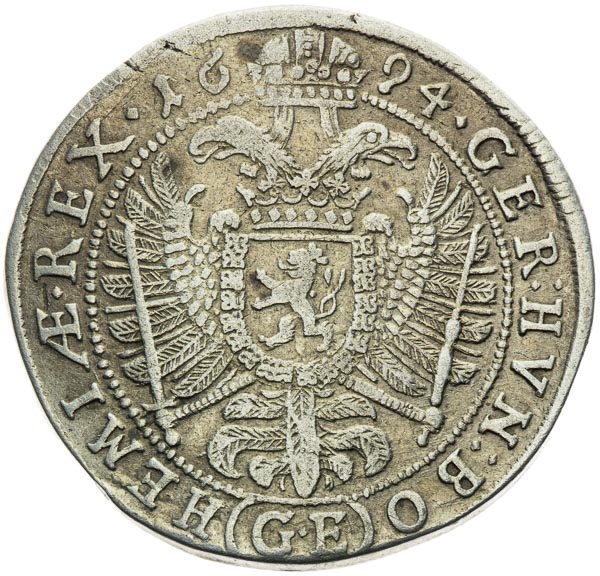 XV Kreutzer 1694 - back