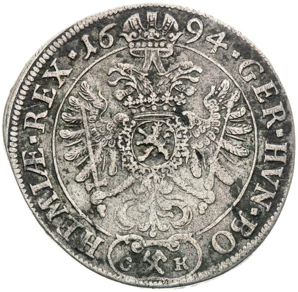 XV Kreutzer 1694 - back