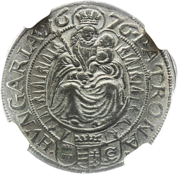 VI Kreutzer 1676 - back