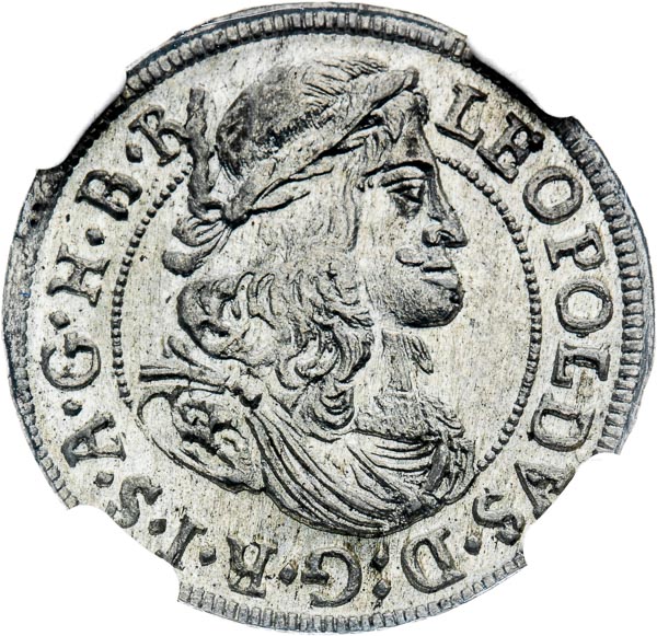 3 Kreutzer 1681 - front