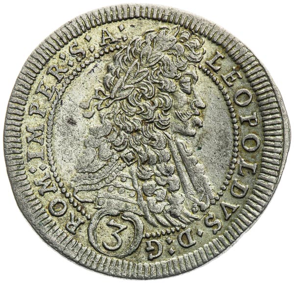 3 Kreutzer 1695 - front
