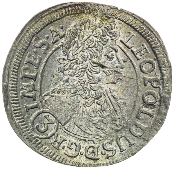 3 Kreutzer 1696 - front