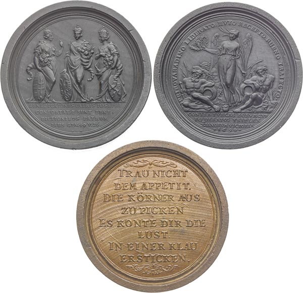 Lot of medals (3 pcs) - back