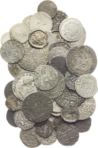 Lot of coins (48 pcs) - front