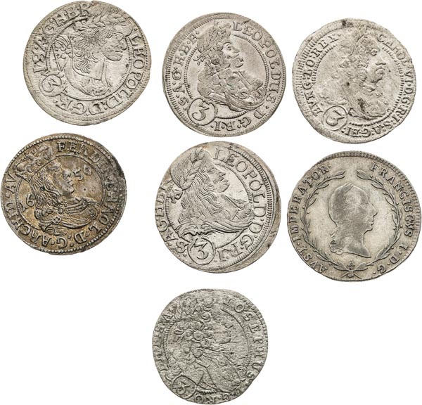 3 Kreutzer (7 pcs) - front