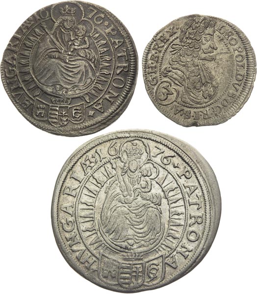 Silver coins (3 pcs) - back